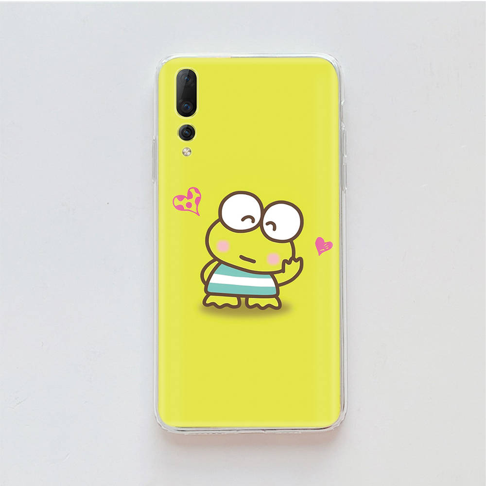 Transparent Case for Samsung A04 A14 A23 M33 M53 Realme 10 9 C35 C55 VIVO X80 Infinix Hot 30 Note 11 Tecno Spark 8P Pro L-23 Frog Keroppi