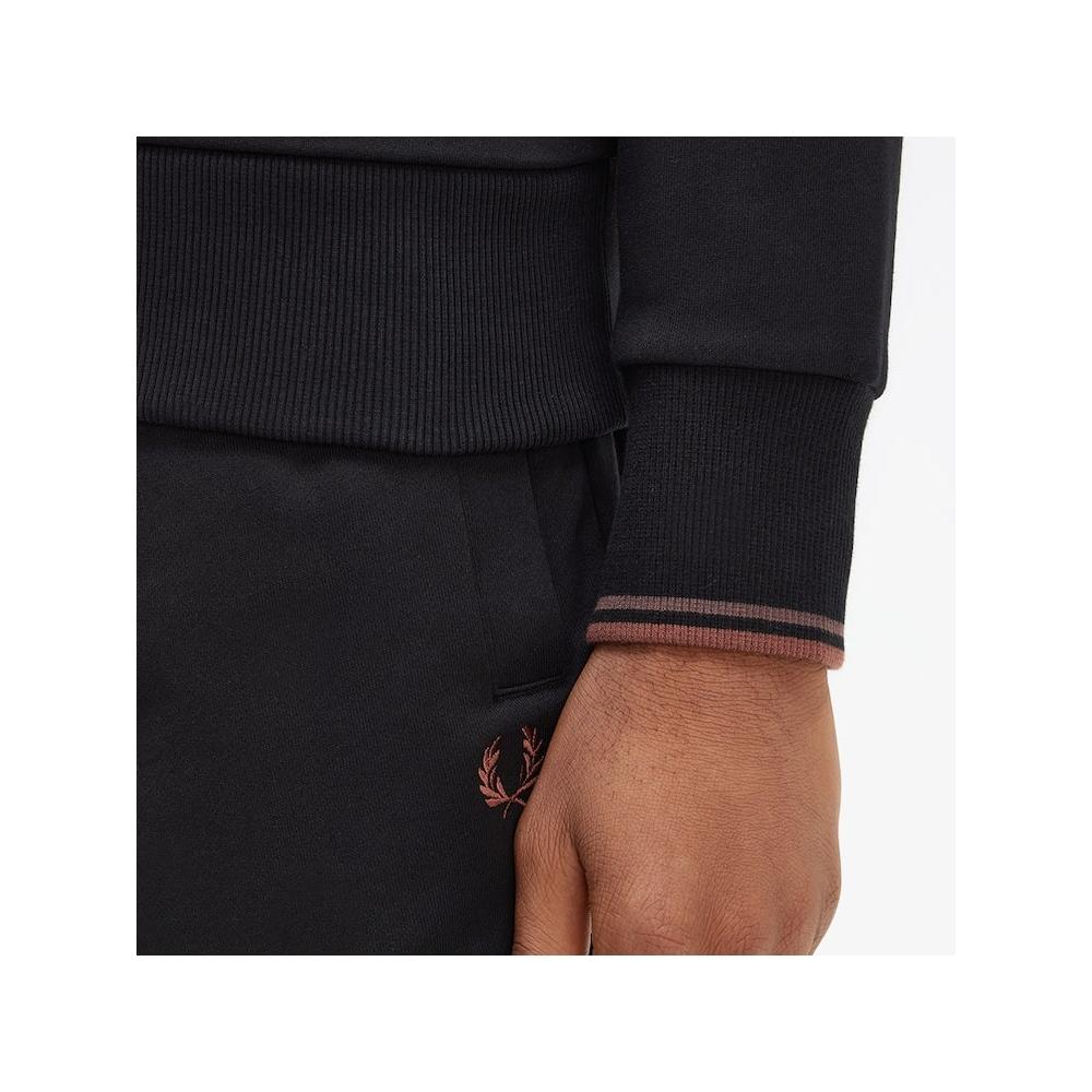 Fred Perry [baseline] Crewneck Sweatshirt   Black Afpm2437535 X56 qzgAfpm2437535 X56