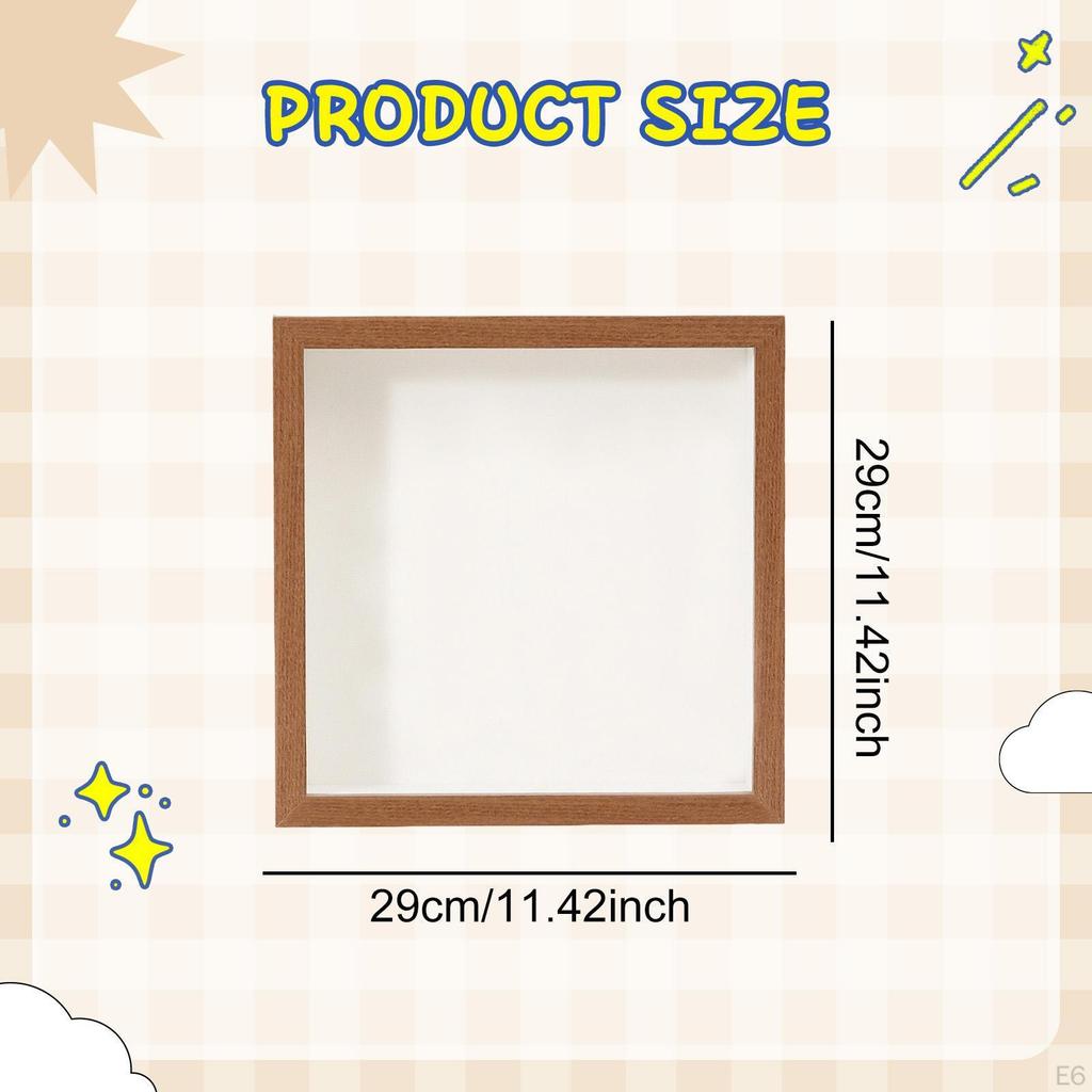 Shadow Box Travel Display Frame Decorative Ticket Holder for Movie Events Concert Tickets