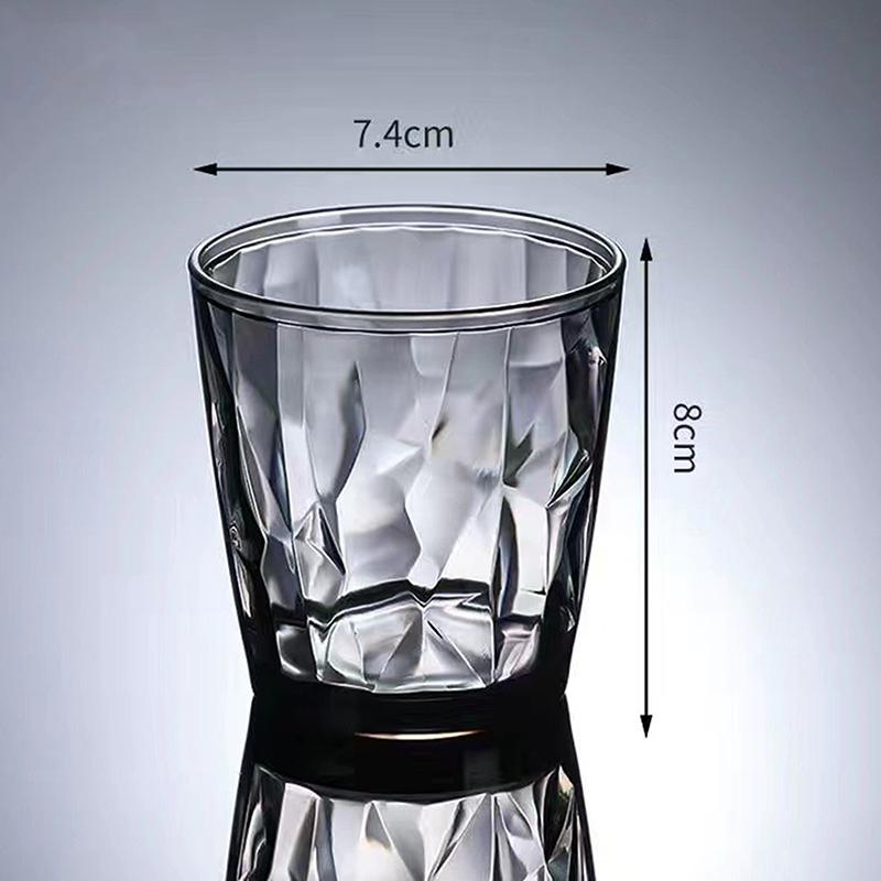 1 Pc Acrylic Drinking Glass Shatterproof Water Tumbler Unbreakable Reusable Beer Champagne Cup Dishwasher Safe for Party