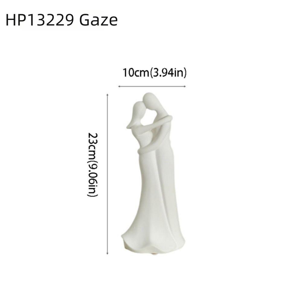 Artistic Design Ceramic Couple Ornaments Nordic Modern Style Wine Cabinet Accessories  Gift Giving