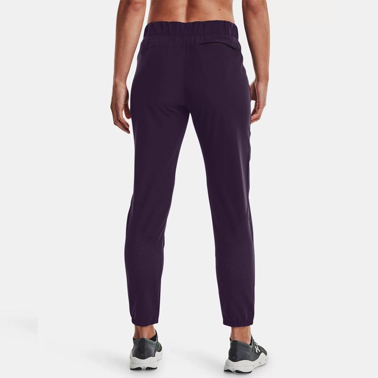 Under Armour Outdoor Solid Color Jogger Pants Women Bottoms Purple 1325806-503
