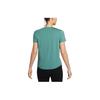 Nike One Classic Dri-FIT Solid Logo Quick-Dry Classic Round Neck Short Sleeve T-Shirt Women Tops Coastal-Blue FN2799-361