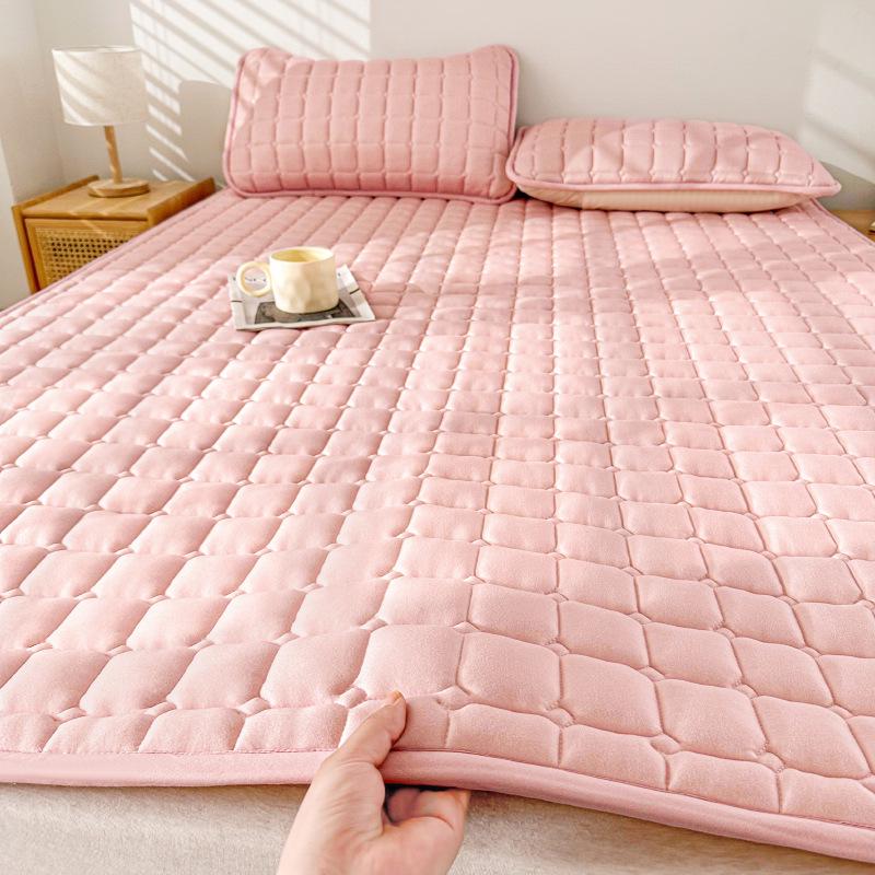 Vier Jahreszeiten Universal Matratzenauflage: Weiche, rutschfeste Unterlage für Wohnheim, Hotel und Zuhause - Einzel- oder Doppel-Schutzunterlage