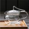 High Quality Heat Resistant Glass Flower Tea Pot Glass Teapot with Infuser Boiling Coffee Leaf Herbal Tea Kettle Kung Fu Tea Set