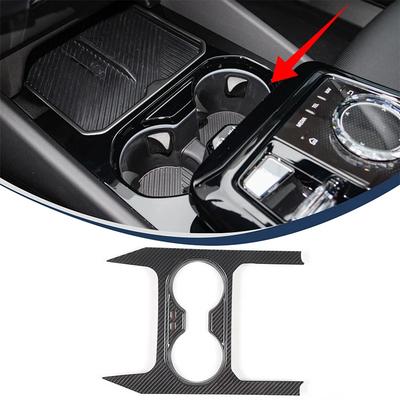 Voor BMW 5 Serie G60 2026 Middenconsole Echt Koolstofvezel Auto Bekerhouder Frame Cover Trim Sticker Auto Accessoires