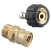 Convenient M22 14mm to 1/4 Quick Connect Adapter Set Compatibility Easy to Use Suitable for Various Pressure Washer Equipment