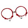 2Pcs Adjustable All-match Magnet Couple Braided Bracelet Fashion Jewelry