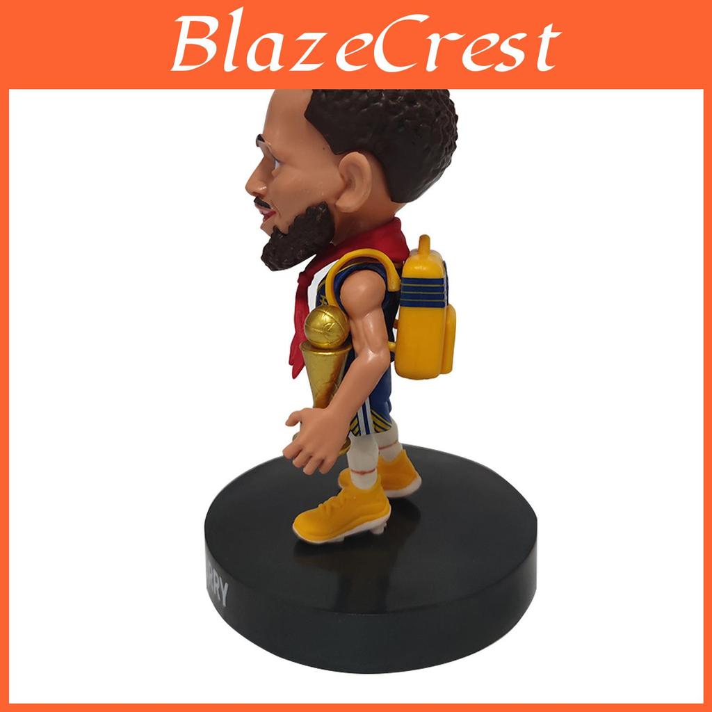 Basketball Player Stephen Curry Pvc Model With Black Outfit For Home Office And Display