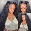 African Fashion Front Lace 13*4 Wig Hot Selling Small Coiled Tube Afro Long Curly Hair Wig