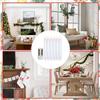 Flameless Taper Candle Set (6-Piece Set) with 10-Button Remote Control Long-Stem Electronic Candle and LED Wick Candle