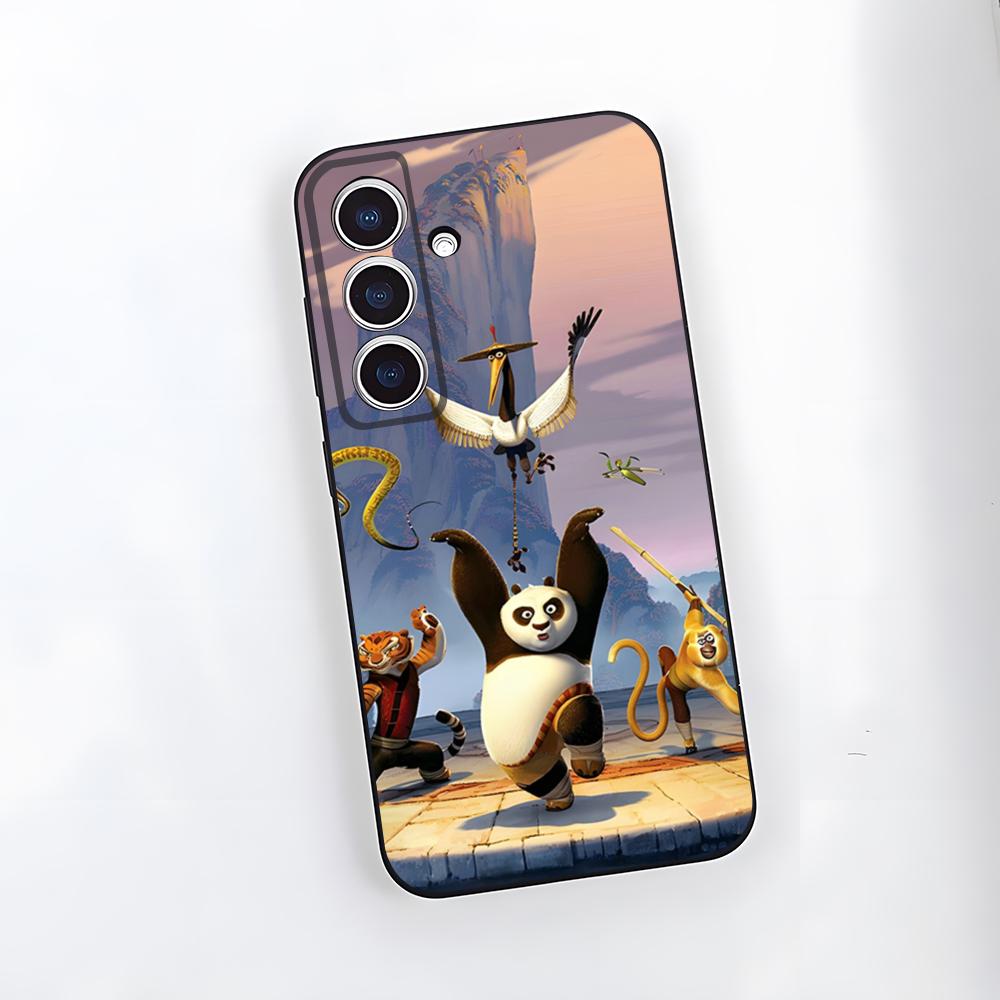 K-Kung Fu Panda Phone Case For Samsung A25 A13 A33 5G A54 A36 A35 A56 A52 A14 Shockproof Soft Cover