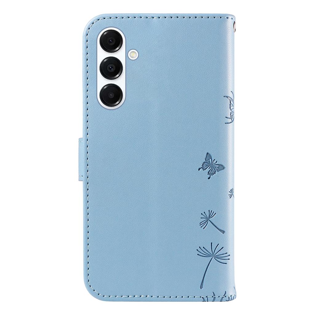 For Samsung Galaxy A55 5G Leather Case Wallet Phone Cover Dandelion Imprint