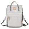 Szary, Praktyczny Plecak Damski Zamykany Suwakiem - Himawari