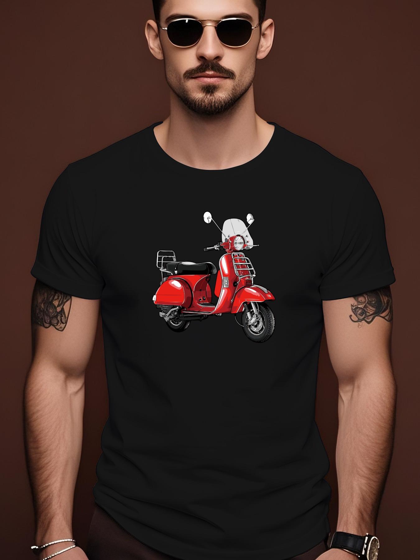 Vintage Red Motorcycle Tshirt Motorcycle Graphic Tshirt -... XXXL