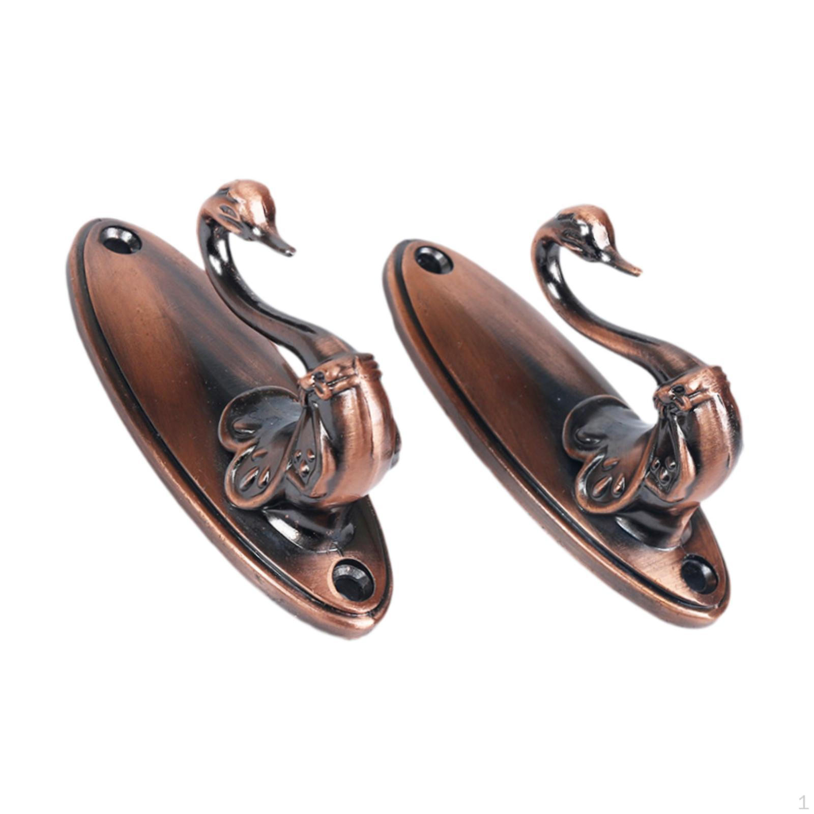 

2 шт. крючки для штор, крючок для штор, держатель для штор, подвесной держатель для спальни Dark Brown