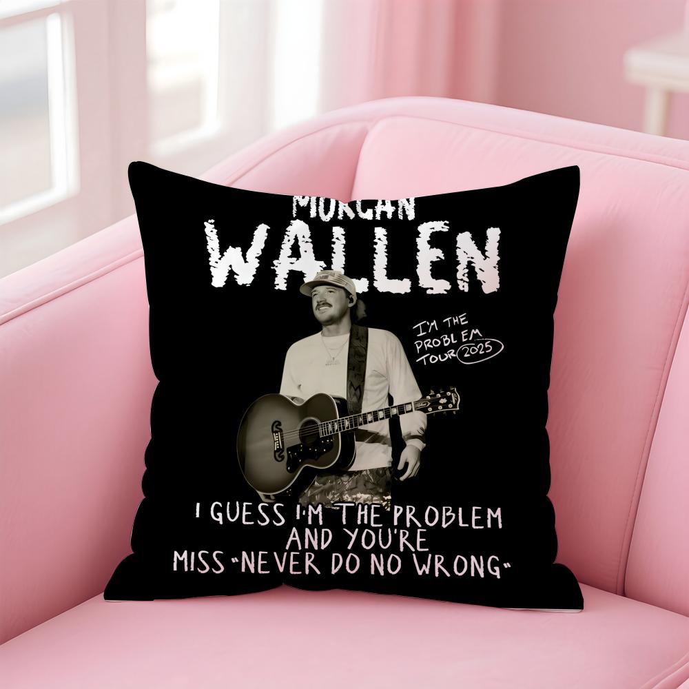M-Morgan Wallen Kissenbezug Bequem Wendbar Ideal für Auto Sofa Schlafzimmer & Mehr