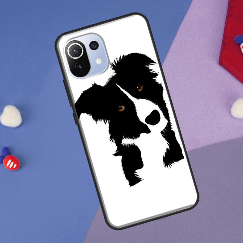 Cartoon Border Collie Cover For Xiaomi 14 13 Ultra 11T 12T 13T 14T Pro POCO X7 Pro X3 X5 F3 F5 F6 M6 X6 Pro Case
