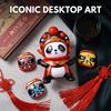 Oper Sichuan Maskenwechsel Panda Puppe Guochao Traditionelles Kulturelles Spielzeug Drücken Zum Wechseln der Gesichter Kindergeschenk Sichuan Souvenir