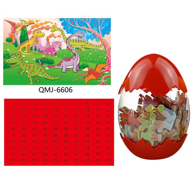 

Magyar Dinosaur Years + Dino для головоломки, деревянные пазлы, игрушки, 60 шт. Пазлы для 3 детей, игрушка-головоломка для мальчиков наверху