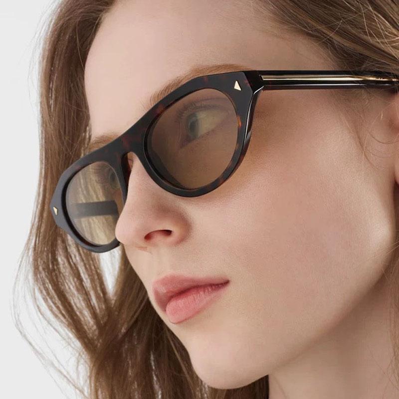 Bai Fen Bai Electronic 3C Women's Y2k Pilot Sunglasses For Men Vintage Luxury Brand Design Sun Glasses Punk Popular Outdoor Driving Rivet Eye Glasses Uv400