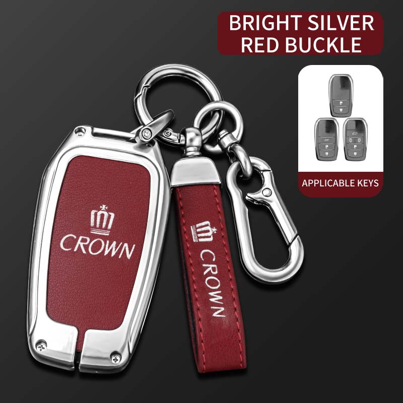 Car Key Case Fob Cover Shell Auto Accessories For Toyota CHR Hilux Fortuner Land Cruiser 200 Camry Corolla Crown RAV4 Highland