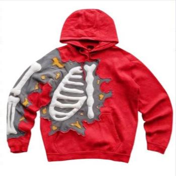 Europe, America 2025 American Graffiti Printing Men's and Women's Loose Casual Zipper Hooded Sweater Trendy Brand