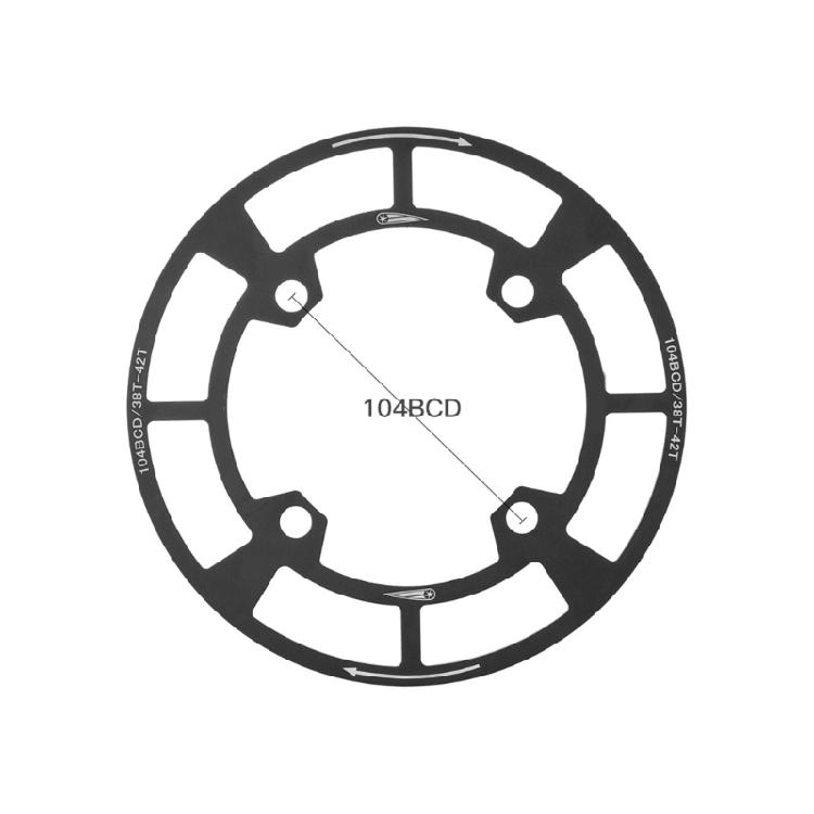 Aluminum Alloy Single Speed Chainring Guard for Bicycles Crankset Protections Crank Protector Bicycles Chainring Cover