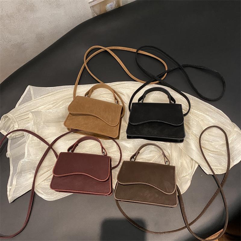 Hand-held Single-shoulder Crossbody Large-capacity Casual Fashionable Texture Small Square Bag