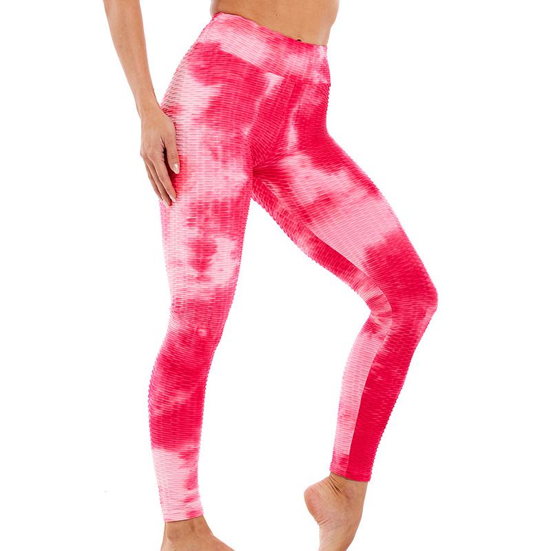 Tie-dye Femmes Yoga Pants High Waist 