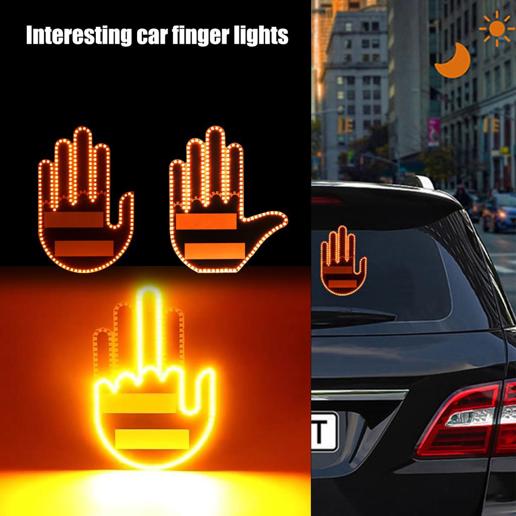 Car Finger Light Gesture Light Vehicle Multi Function Light Antirear Collision Light Interactive Light