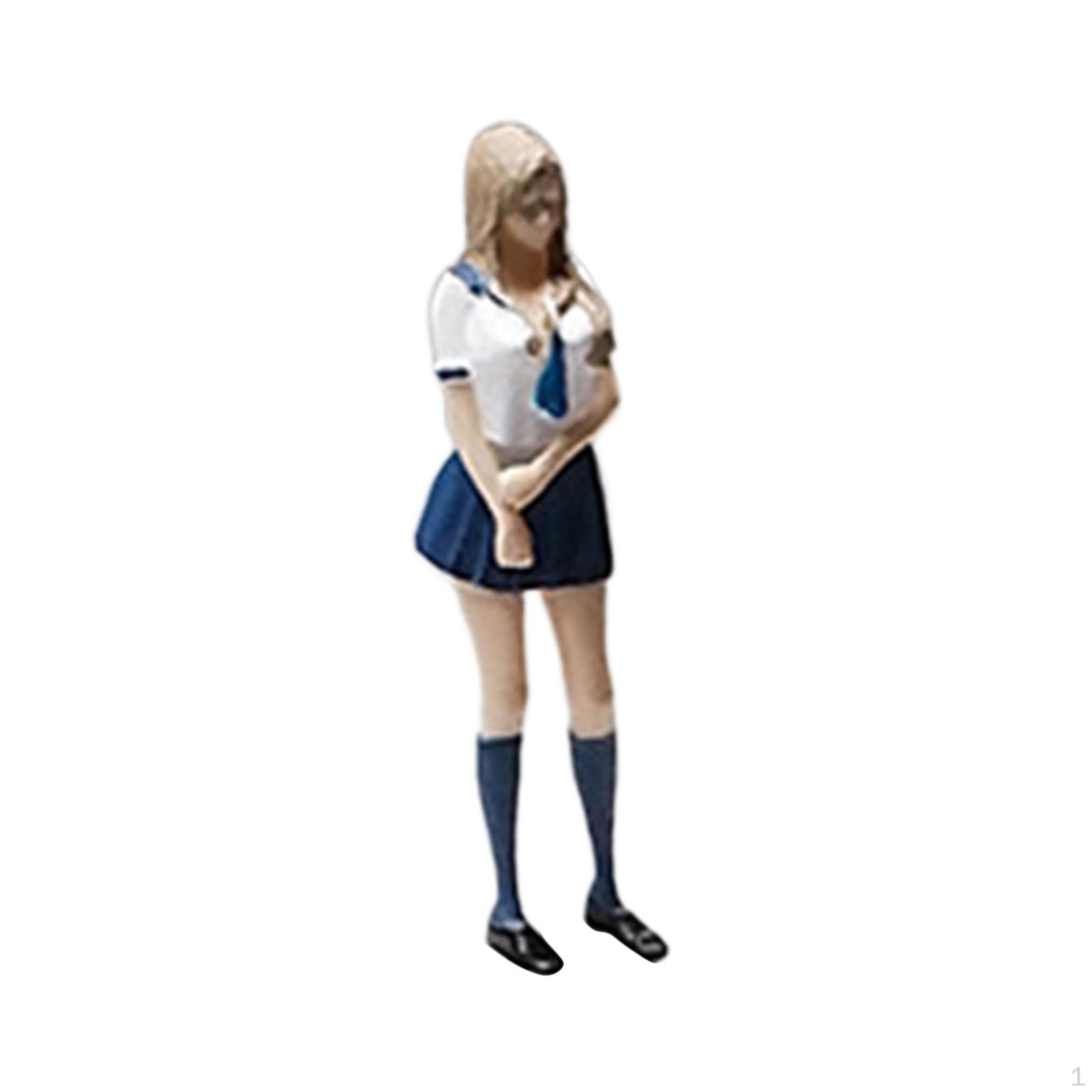 

Жіноча фігурка 1/64 для архітектурної моделі та настільного дисплея Uniform Standing