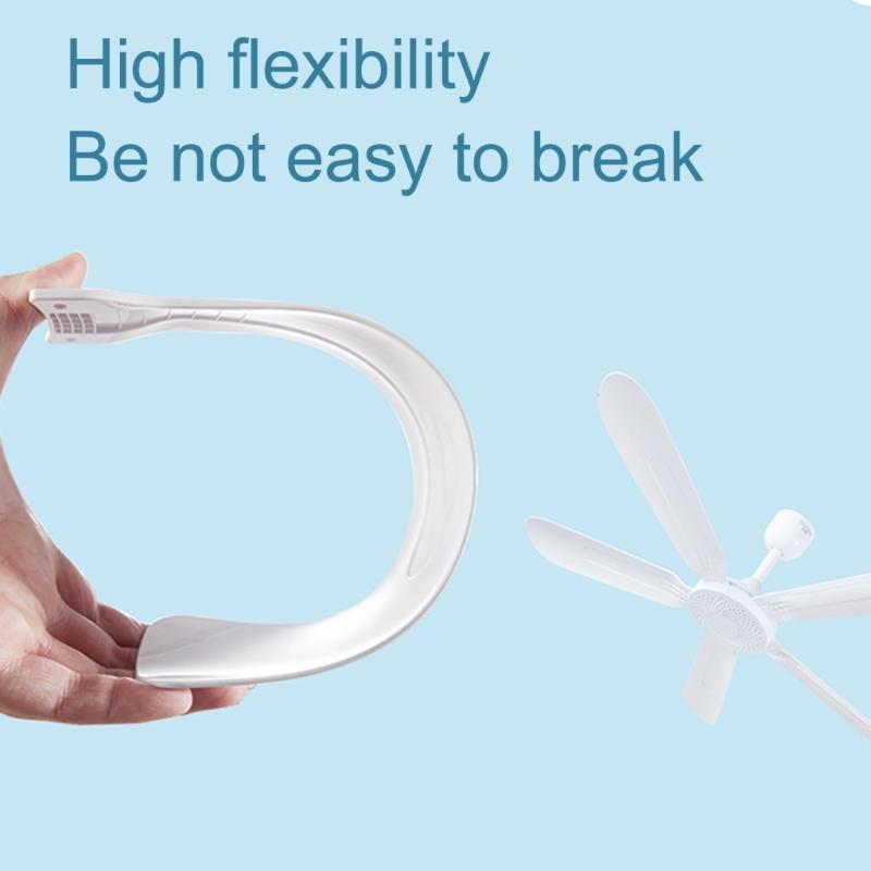 White Ceiling Fan 700mm Diameter Detachable Fan Leaf Convenient Remote Controlled Electric Fan for Bedroom Garden Tent