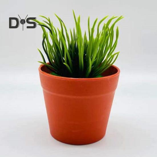 Realistické umělé rostliny Stálobarevný plast Elegantní mini bonsai domácí kancelář