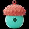 Interactive Acorn Food Dispenser Dog Toy