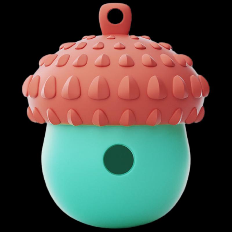 Interactive Acorn Food Dispenser Dog Toy
