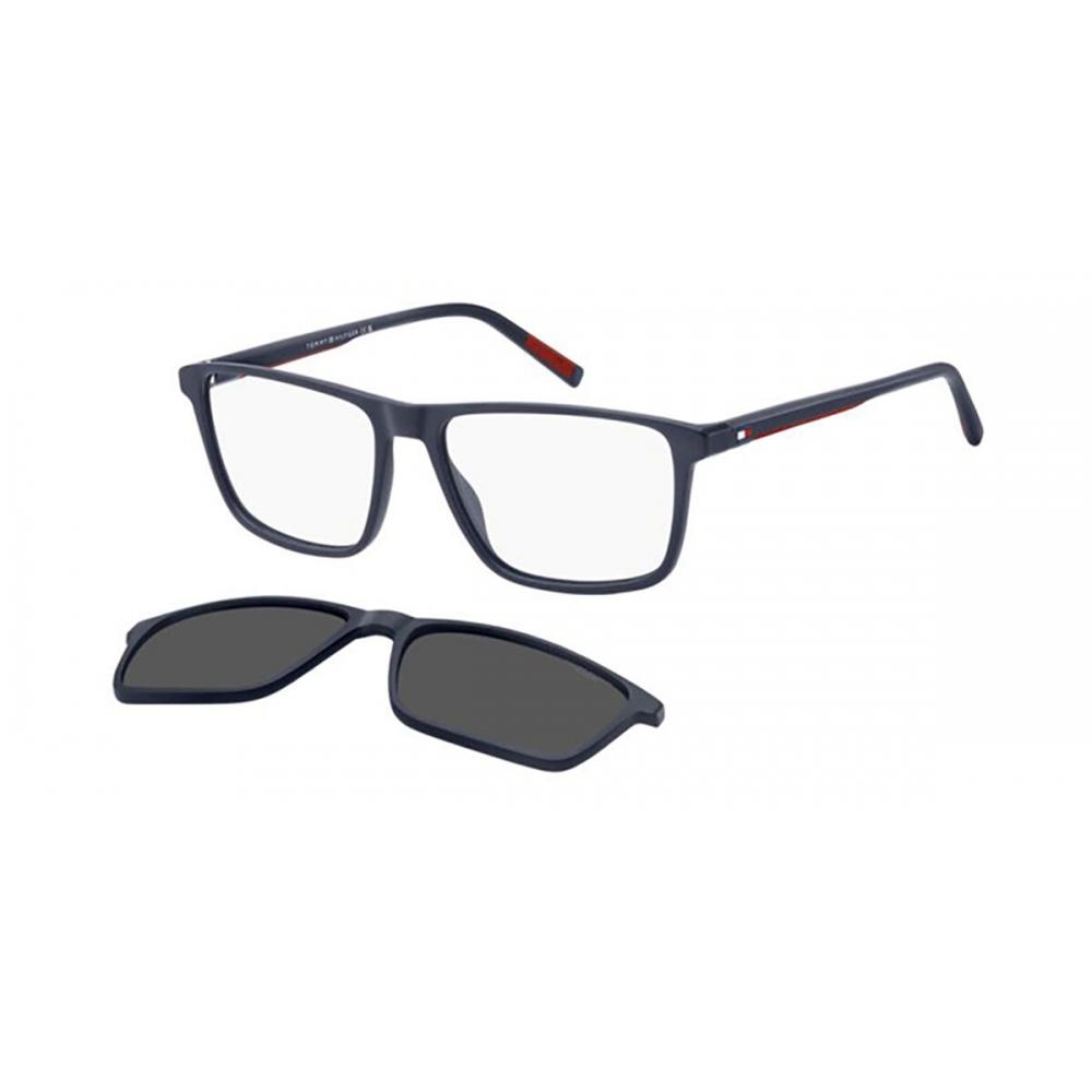 

Tommy Hilfiger Men Eyeglasses WiTh Clip On Pjp M9 Th 2326 C Blue/57-16-145