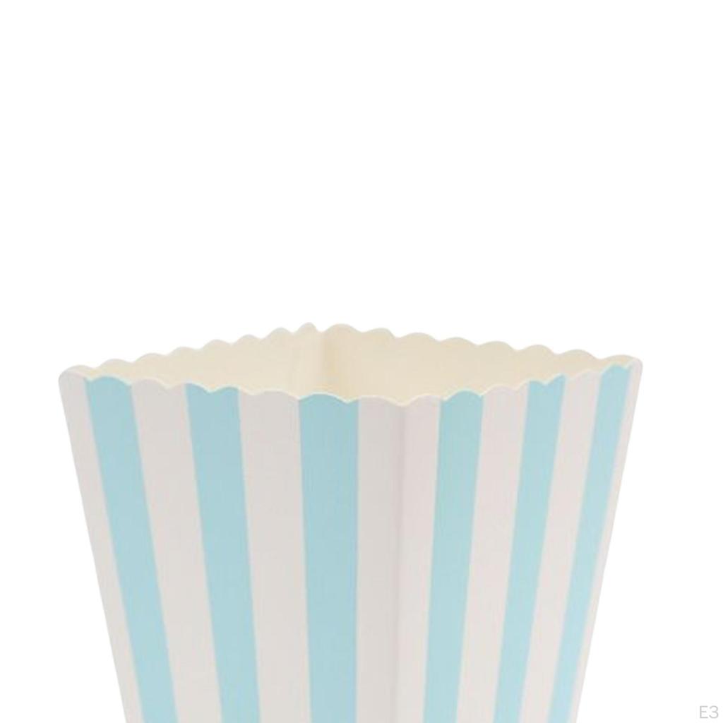 Set mit 10 Popcorn-Geschenkboxen Karton Süßigkeitenbehälter Partys Mini-Papierbehälter