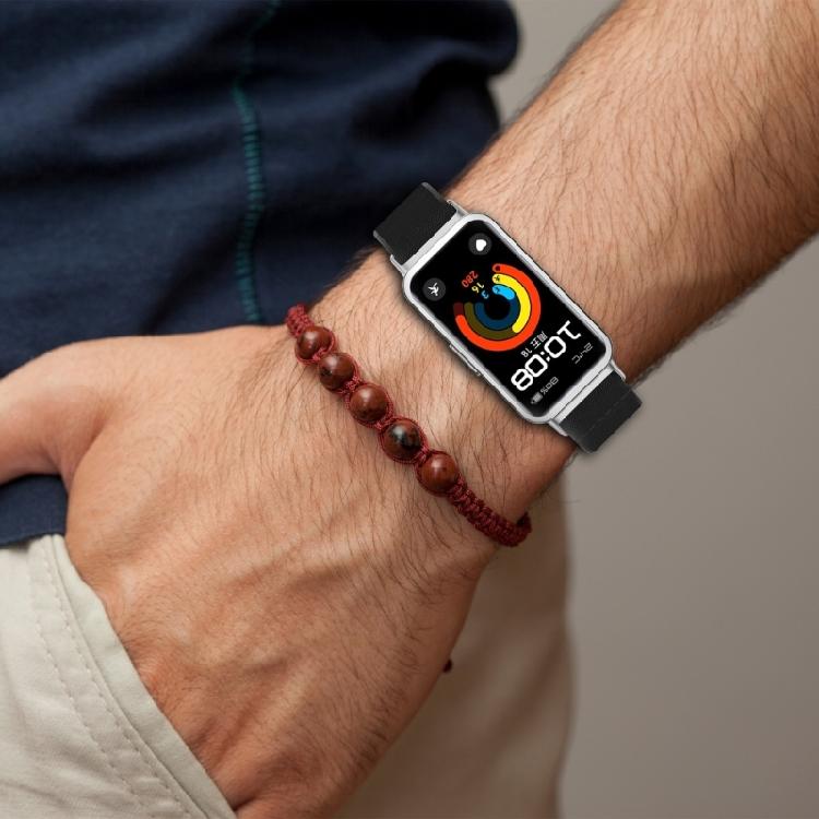 Comfortable Elastic Bracelets Watchband for Band 8 9 10 Adjustable Nylon Watch Strapped Belt for Daily Activity