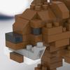 Nanoblock Brown Bear D (696-A11dr)