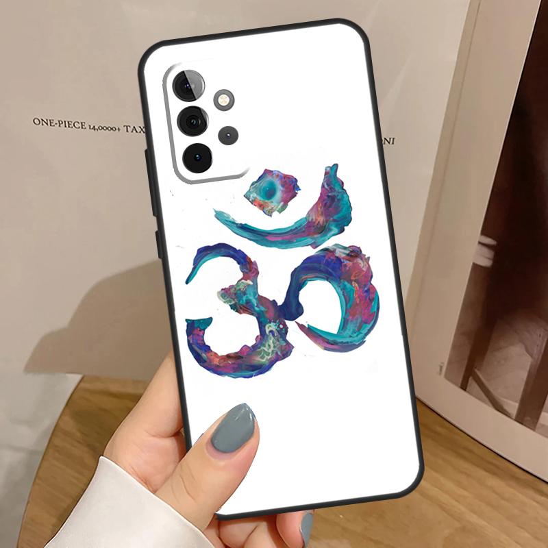 Aum Om Yoga Symbol For Samsung Galaxy A53 A33 A13 A23 A15 A25 A35 A55 A51 A71 A12 A32 A52 A14 A34 A54 Case