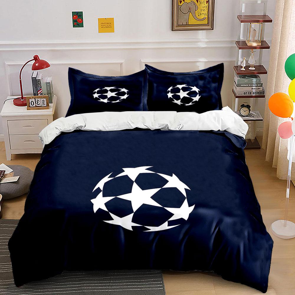 

White stars circular pattern. Bedding sets Duvet cover sets Duvet covers Pillowcases(1 * Duvet Cover 2 * Pillowcases, without duvet insert) 135x200cm