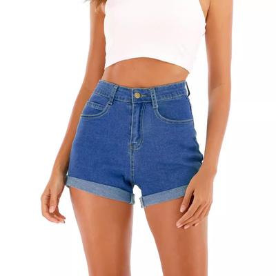 Women's High-Waist Straight Denim Shorts - New Spring/Summer 2024 Fashion