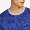 Nike T Shirts Men's Blue Crew Neck Moderate Straight Fit CT6295-063