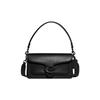Tabby 26 Snap-flap Pebbled Leather Hand-held Crossbody Shoulder Bag Medium Women's Solid Black