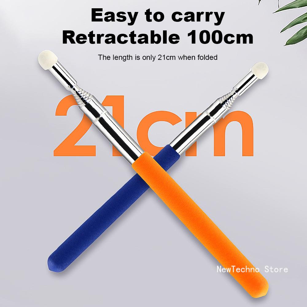 1PC Retractable Teacher's Special Pointer Blackboard School Teaching Stick Class Command Stick White Board Touch Screen Pointer
