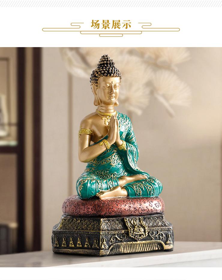 Chinese Style Buddha Ornaments Home Buddhist Halls Enshrine Furnishings Zen Home Decorations