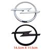 145mm 3D ABS Black/Silver Car Front Grille Hood Bonnet Emblem Rear Trunk Badge Logo Sticker For Astra Insignia Corsa Zafira