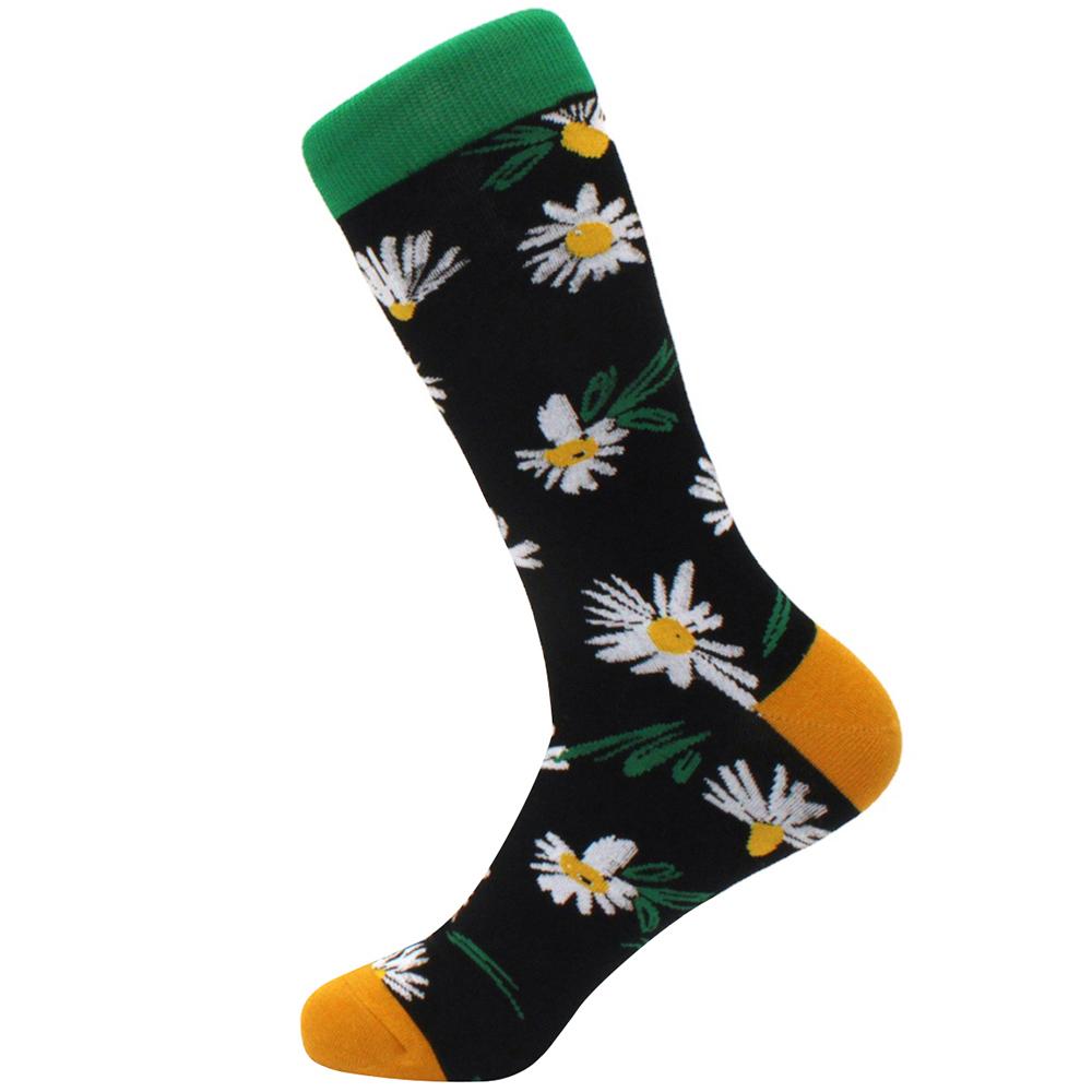 Calcetines de invierno coloridos para hombre algodón peinado suave de llevar cálidos Divertidos Felices hombre mujer calcetines largos Calcetines de hombre vestido de negocios