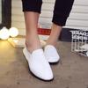 Men's Shoes Spring New Men's Casual Shoes Men's Shoes Low-top Doudou Shoes Soft Flat Leather Shoes One Foot Lazy Shoes